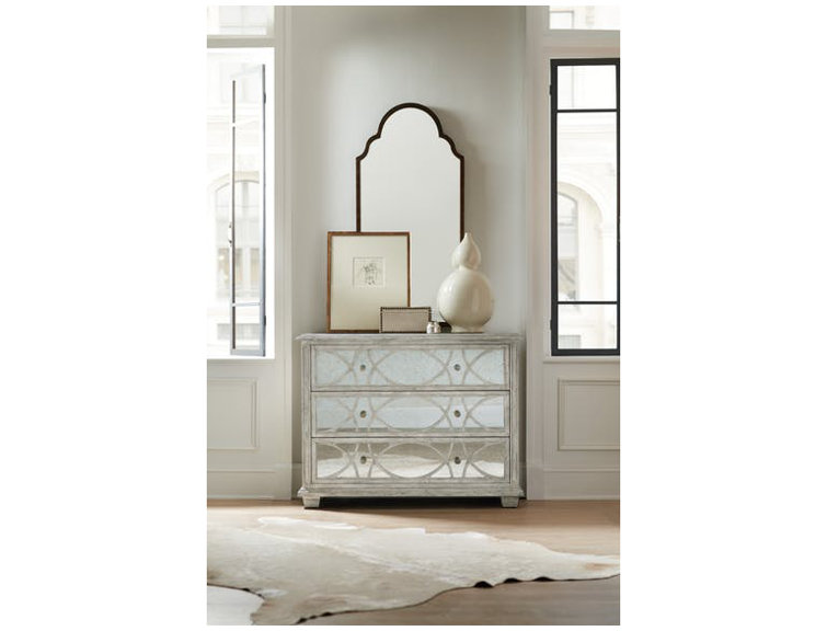 Hooker Furniture Boheme 3 Drawer Mirrored Accent Chest & Reviews